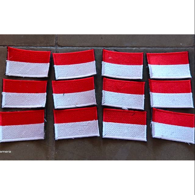 Bendera 6x4cm / logo / garuda / bendera / bordir / barongan / reog / caplokan /