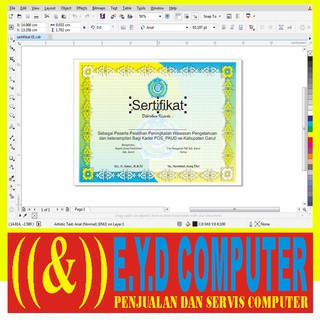  DESAIN  SERTIFIKAT  PIAGAM KOLEKSI TEMPLATE DESIGN GRAFIS  