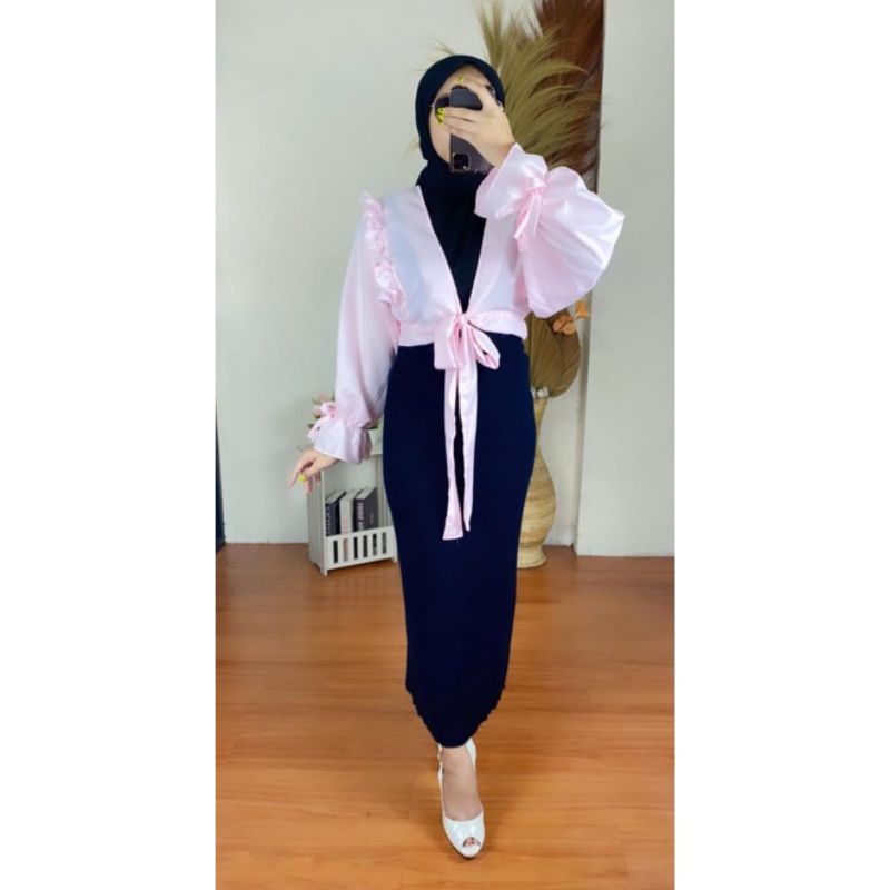 INNER DRESS INNER SPAN // LONG DRESS SPAN JERSEY // INNER DRESS TANPA LENGAN