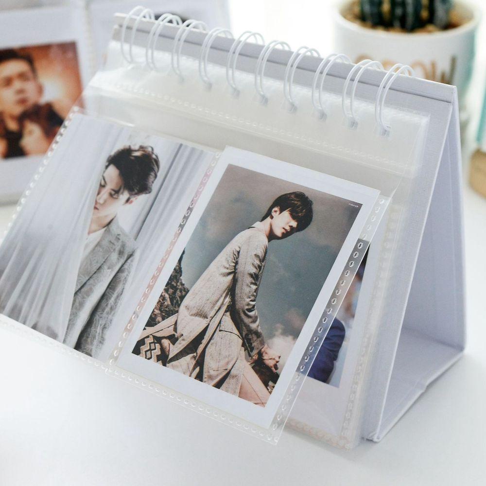 Lanfy Album Foto Perangko Bingkai Foto Mini Kpop Kartu Gambar Tempat Penyimpanan Home Decor Photocards Holder