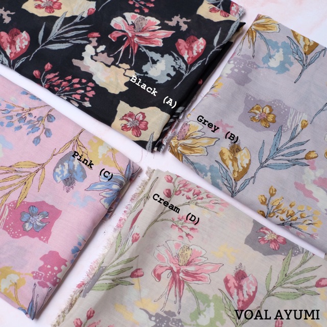 {BARU KAINNYA SAJA} VOAL KERUDUNG SEGIEMPAT / VOAL HIJAB -002