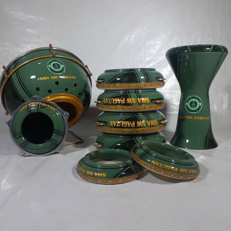 SET HADROH REBANA MOTIF POLOS