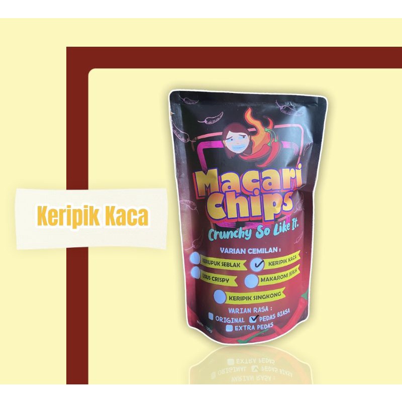 

KERIPIK KACA!! MACARI CHIPS