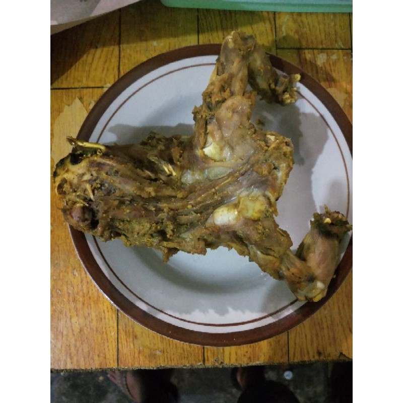 

Daging biawak mentah + ICE GEL Buat packing