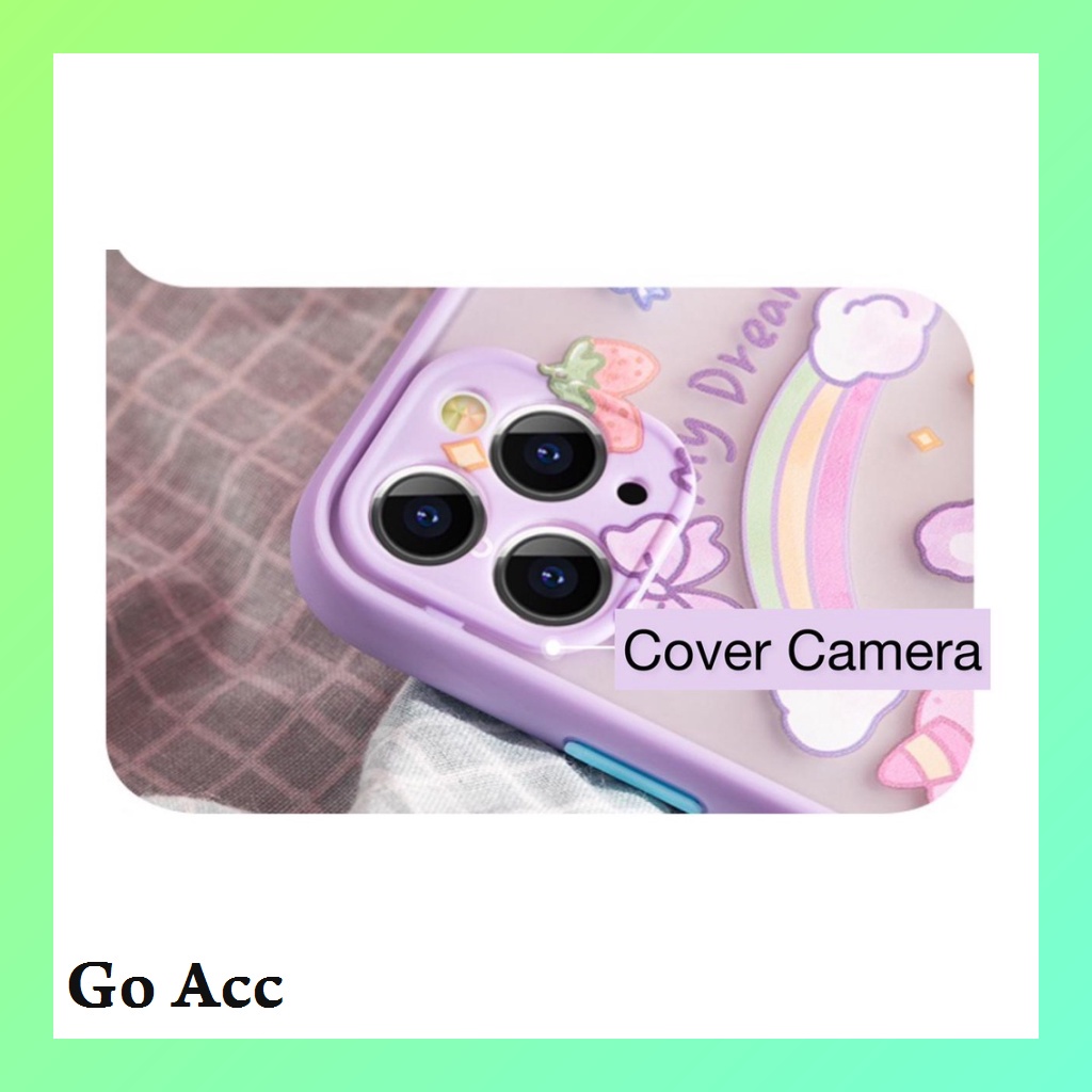 Softcase Unik Ungu Lilac Oppo Realme 5/C3,6/Narzo,7/20 Pro,7i/C17,8,C11 2021,C2,C20,C21,C15/C12/C25 Narzo 20/30A FM09 FM10