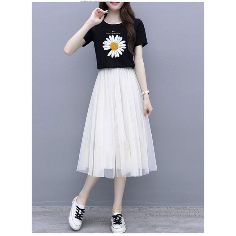 Rok tutu anak tanggung mutiara import  7-12 tahun (COD)