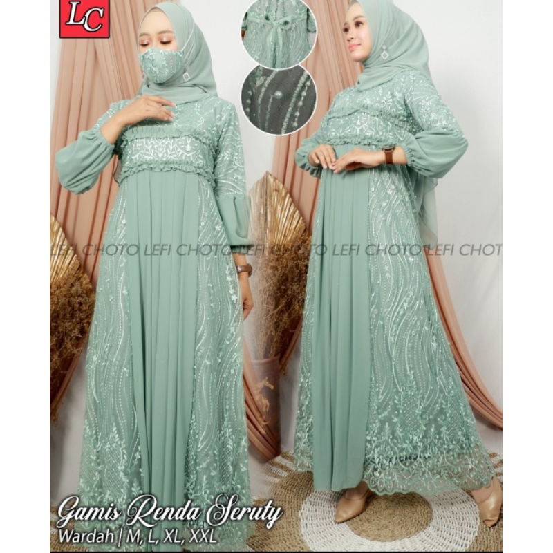 Gamis mila kebaya/gamis modern/gamis pesta/gamis muslim