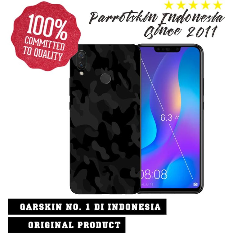 Garskin Skin Huawei Nova 3i Black Camo Army Bisa custom gambar lain