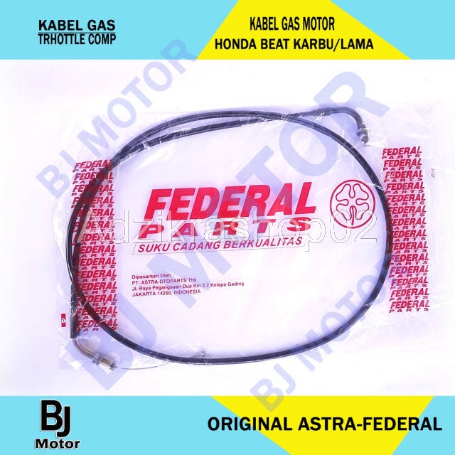 KABEL GAS HONDA BEAT KARBU BEAT LAMA ORIGINAL ASTRA FEDERAL