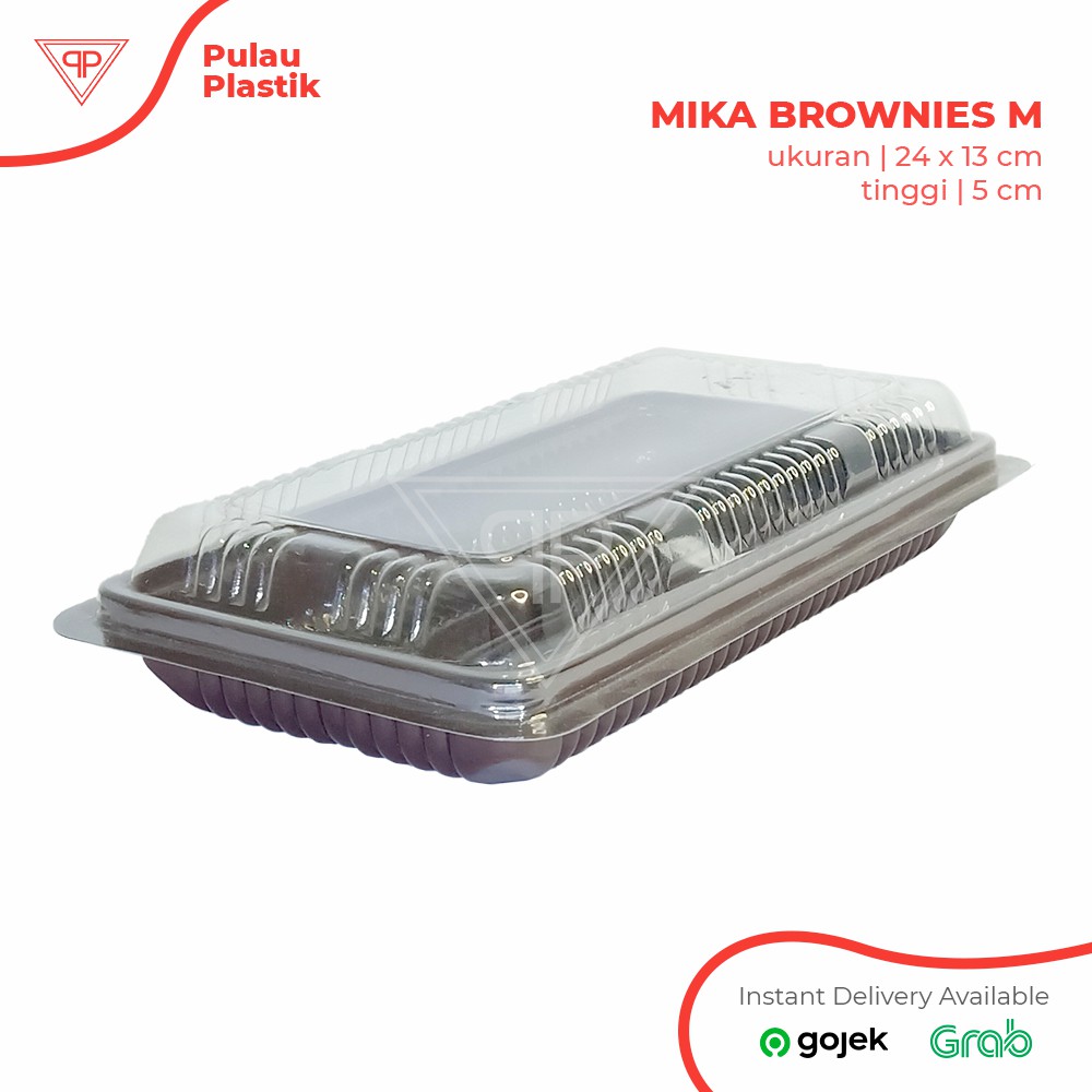 Mika Brownies size M / Tray Brownies / Bx Brownies M / Box Brownies / Isi 50pcs