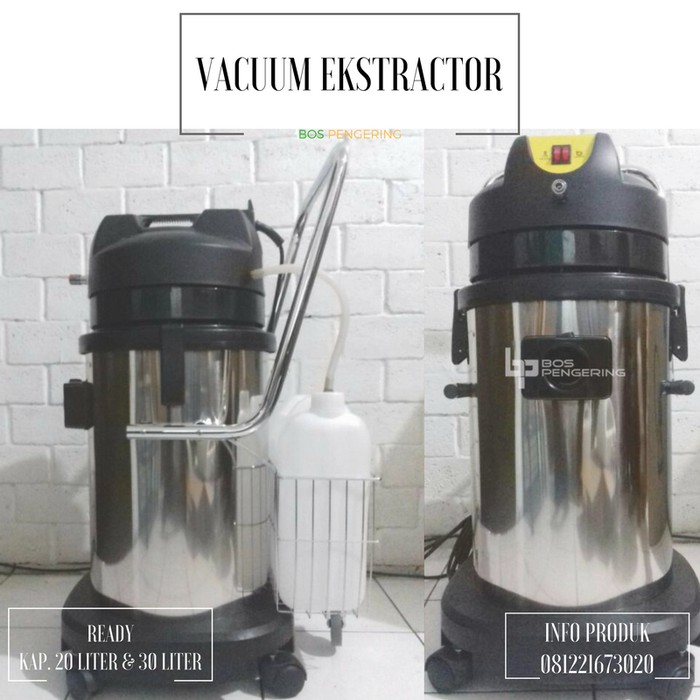 Vacuum Ekstractor Kapasitas 30 Liter Vacuum Karpet Laundry Wet &amp; Dry