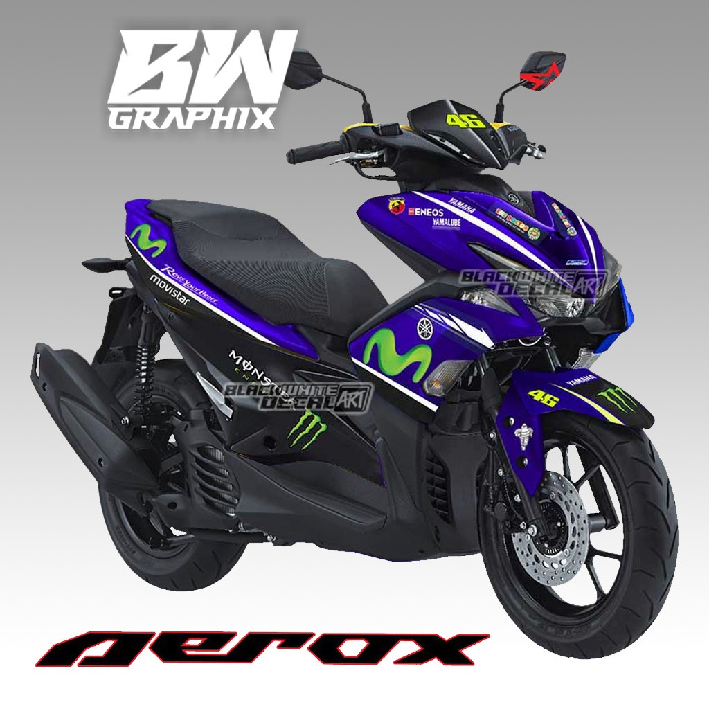Decal / Dekal AEROX MOVISTAR 425-1 Stiker / sticker