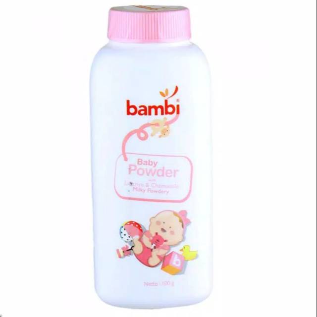 Bambi baby powder 100g/ bedak bayi