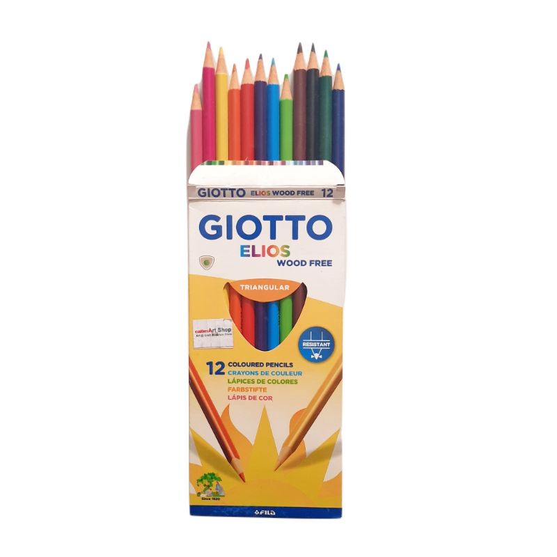 Pensil Warna Giotto Elios set 12 warna