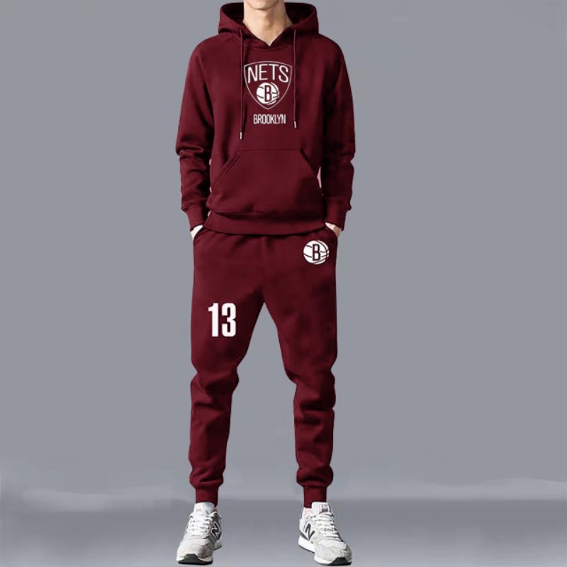 NS Stelan Pria/Wanita 1Set Atasan/Bawahan Hoodie/Jogger NESTLEST