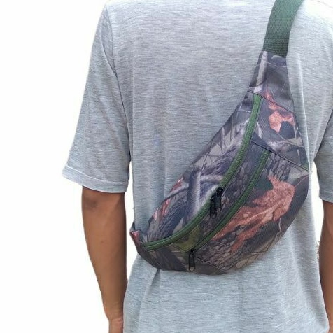 Tas Pinggang Waist Bag camo - Tas Pria Tas Wanita - Crossbody Bags Tas