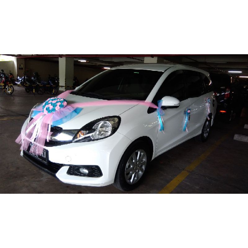 bunga mobil pengantin/bunga hias mobil pengantin/dekorasi mobil pengantin