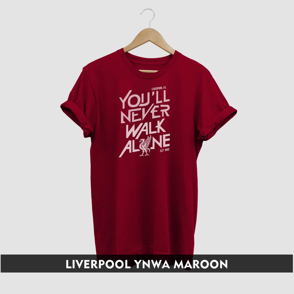 Baju Kaos LIVERPOOL YNWA LFC keren pria wanita Custom DISTRO BOLA TERMURAH!!!