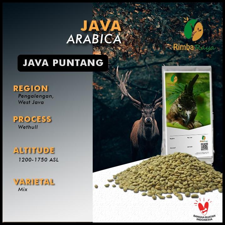 

Arabica Greenbean Java Puntang Wethull Process Komersial Grade