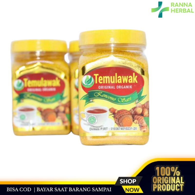 

Temulawak Bubuk /Temulawak Serbuk Organik Original Kencono Sari 250gr