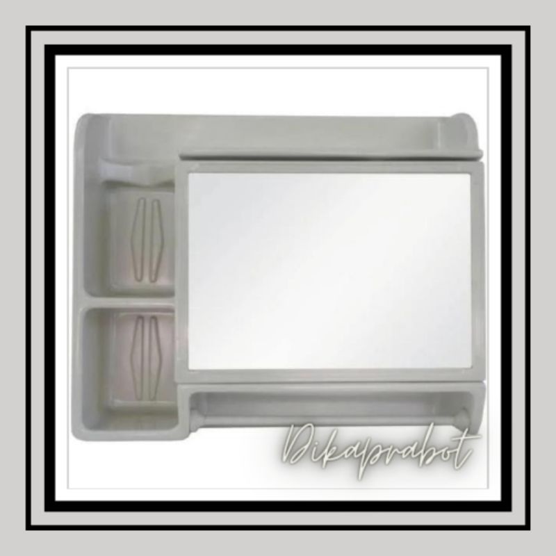 MASPION KOTAK SABUN KACA DINDING Mirror Box Cabinet MC-5