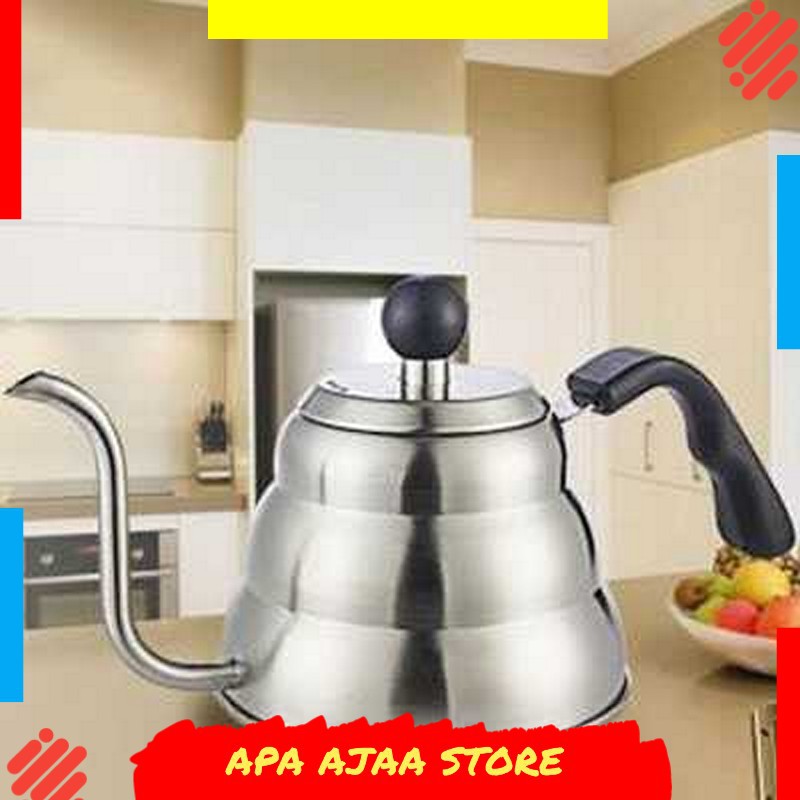 Paling Dicari ! Coffee Maker Pot V60 Drip Kettle Teko Barista 1000ML