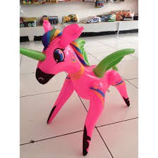 Mainan Tiup Boneka Kuda Poni/Boneka Tiup Boneka Kuda Poni/Mainan Anak Cewek Tiupan Boneka Kuda Poni