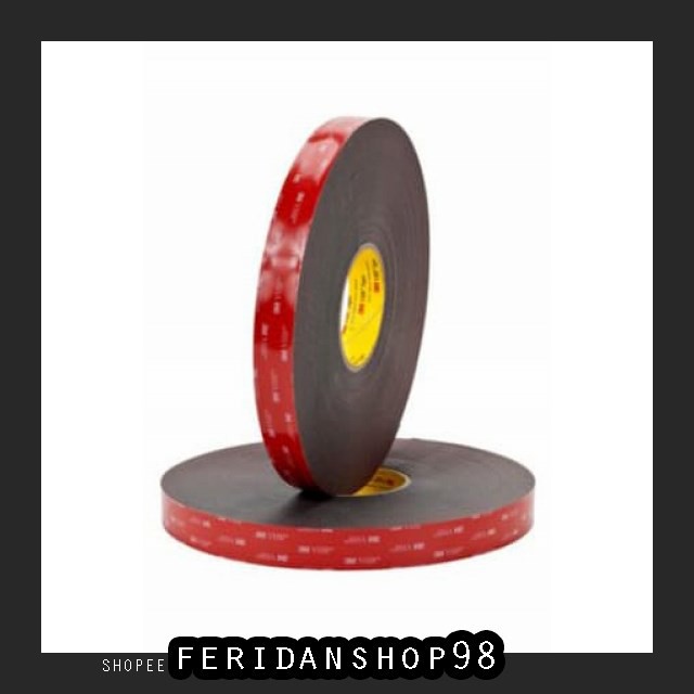 

BT844 3M VHB HEAVY BEST DUTY MOUNTING TAPE 5952 BLACK 12 MM X 5.5 M BY FERIDANSHOP98