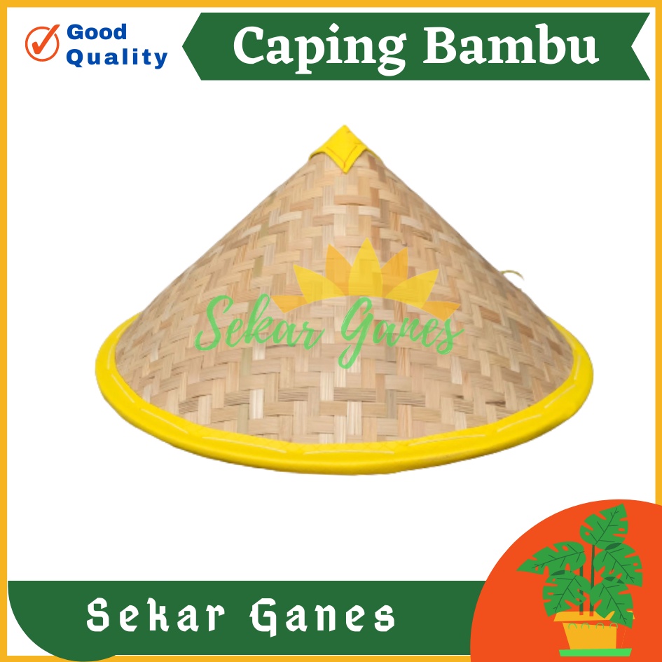 Caping Bambu Topi Petani Caping Petani Topi Tani Topi Sawah Ladang Caping Petani Bambu Anak Lukis Dewasa Hias Warna Gunung Motif Unik Jumbo - Caping topi petani media lukis anyaman bambu