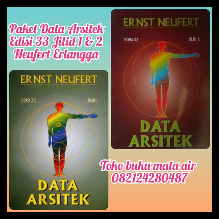 Flash Sale Original Paket Data Arsitek Edisi 33 Jilid 1 & 2 Ernst Erlangga