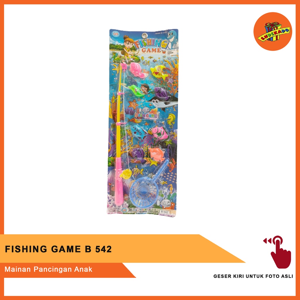 MAKASSAR! FISHING GAME B 542 - Mainan Pancingan Anak