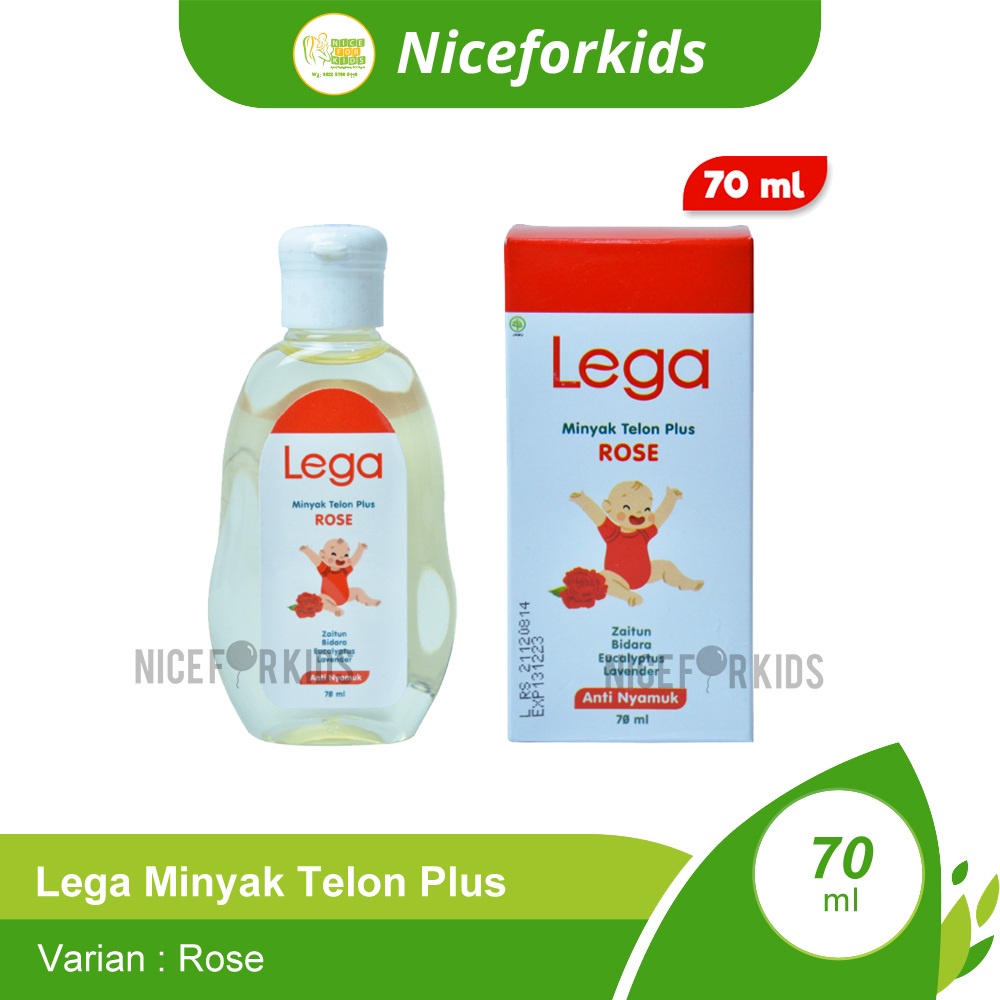 Lega Minyak Telon Plus Anti Nyamuk Uk. 70ml / Lega Minyak Telon 100ml / Minyak Telon Bayi