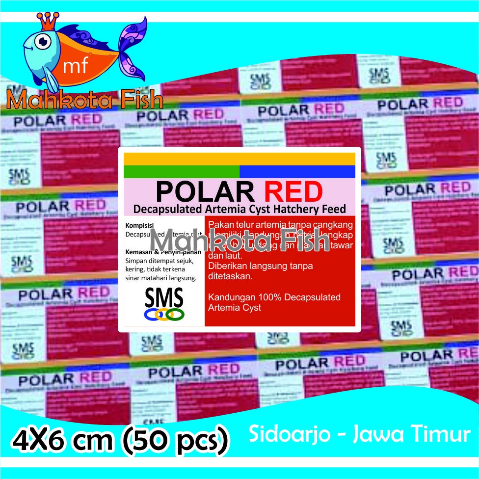 Stiker Repack POLAR RED | Stiker Polar Red