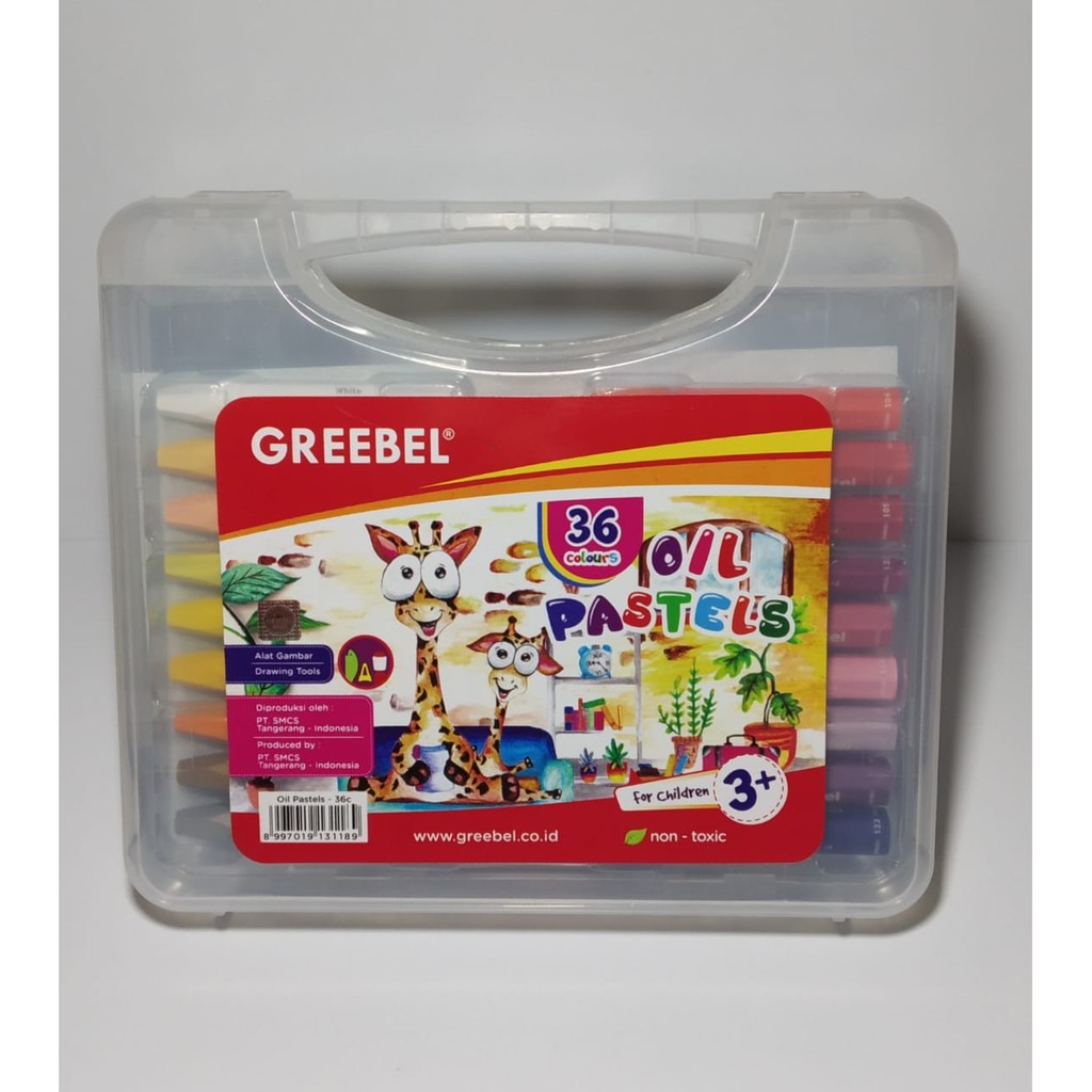 

Crayon Greebel/Oil Pastels 36 warna