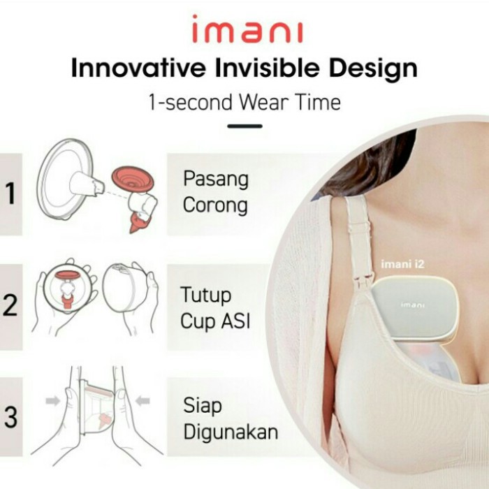 Makassar - IMANI I2 HANDS FREE ELECTRIC BREAST PUMP | Pompa Asi Elektrik | Breast Pump Electric