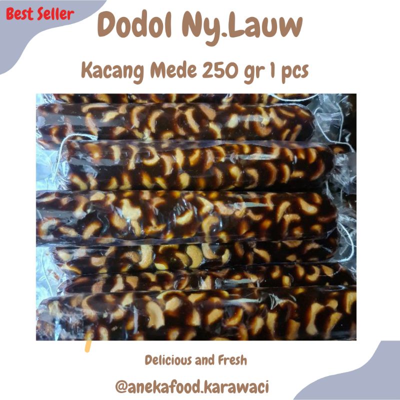 

Dodol Kacang Mede Ny Lauw Khas Tangerang 250gr