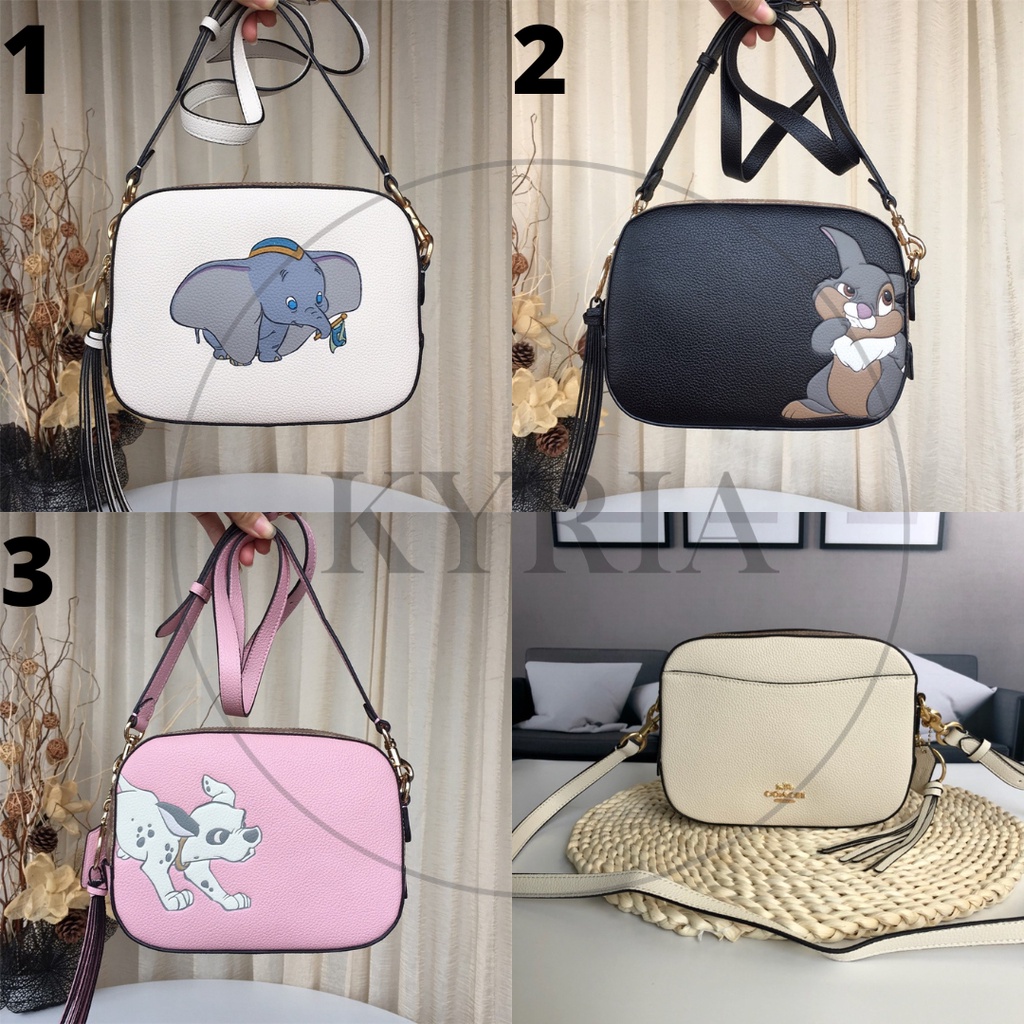 tas wanita women selempang ch X DISNEY CAMERA SLING BAG WITH THUMPER WITH DALMATIAN WITH DUMBO 69252 69253 69178