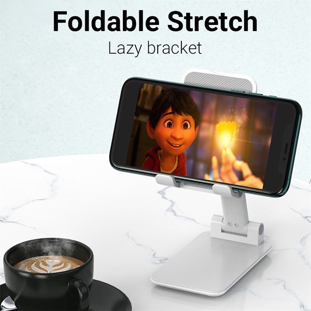 Stand Holder Hp Portabel Model Lipat Tinggi Dapat Disesuaikan