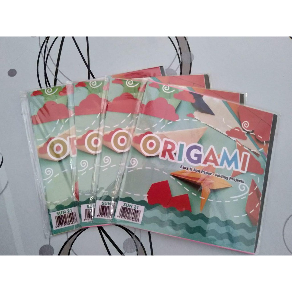 

Kertas Lipat/ Kertas Origami 14x14cm polos berwarna