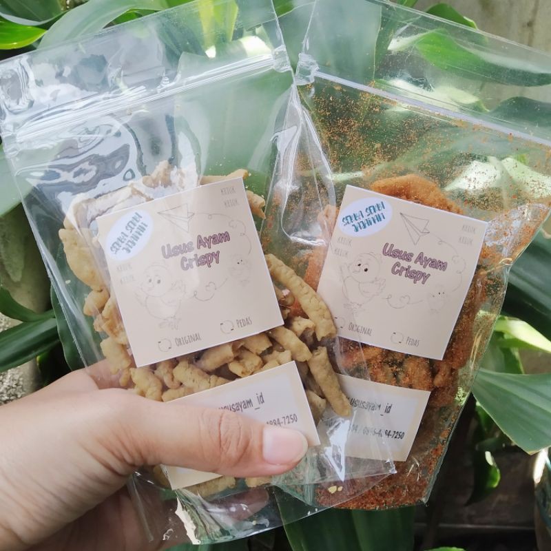 

KERIPIK USUS 50GRAM | USUS CRISPY SNACK | CEMILAN ENAK | MAKANAN RINGAN RENYAH