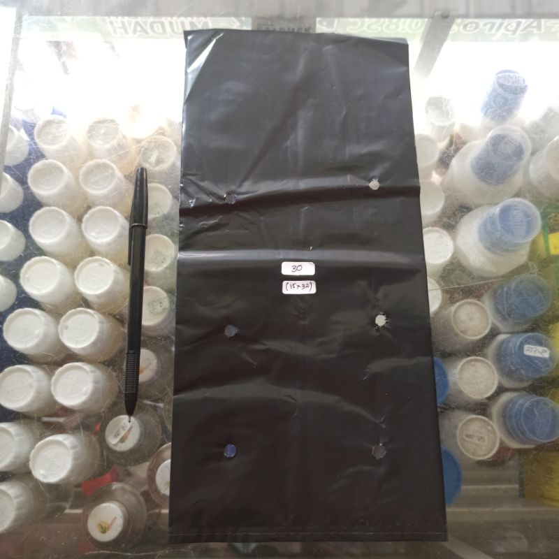 POLYBAG PLASTIK UKURAN 30 CM (15 x 32) | POT TANAMAN | POLYBAG SEMAI