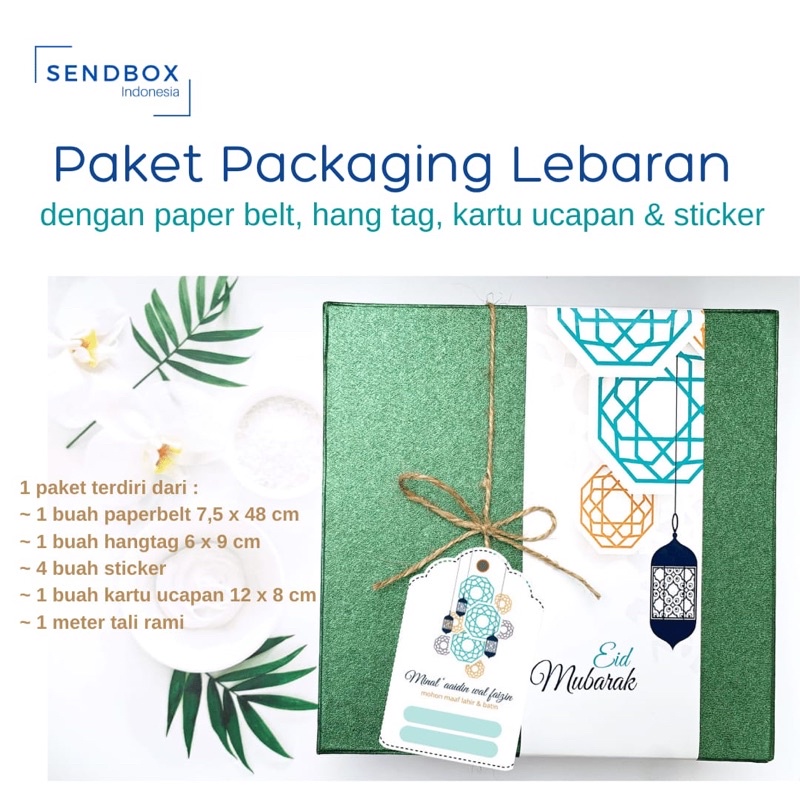 

READY paperbelt hang tag paket lebaran ANTI RIBET isi 5 paket