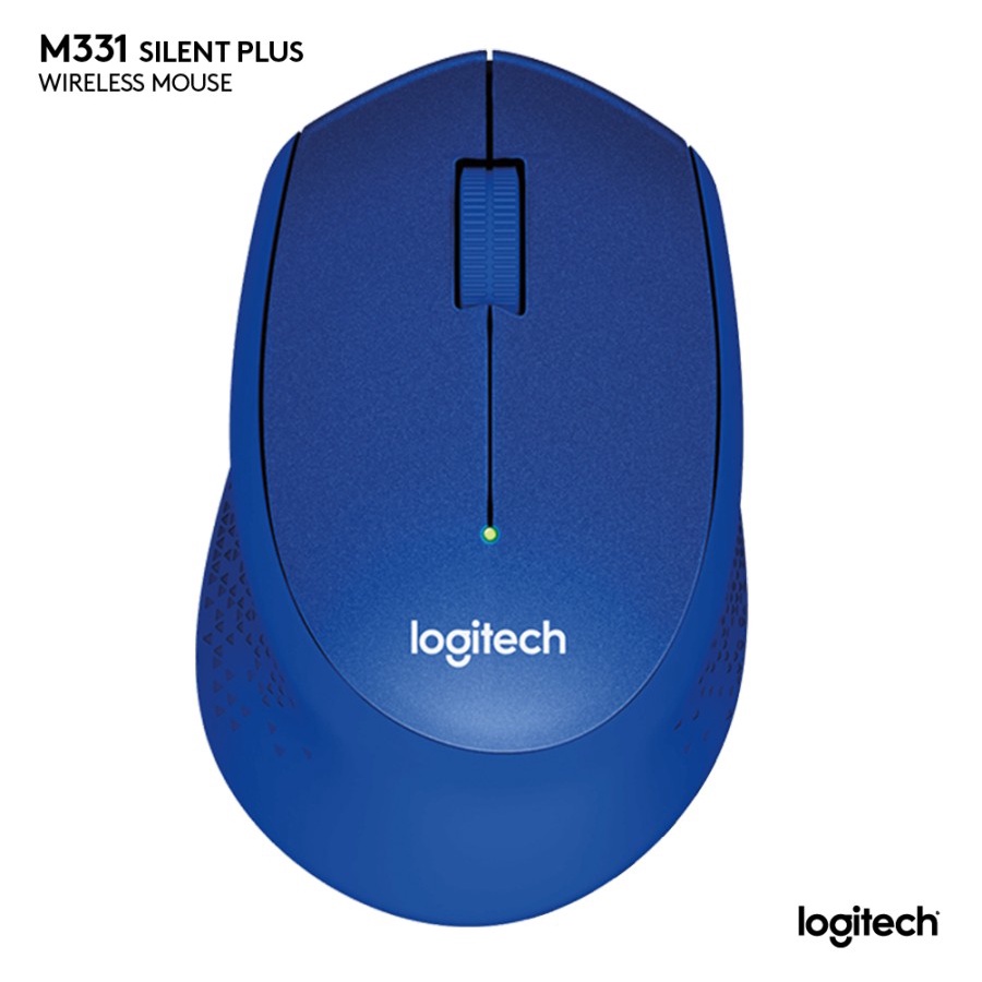 Logitech M331 Silent Mouse Wireless- Blue