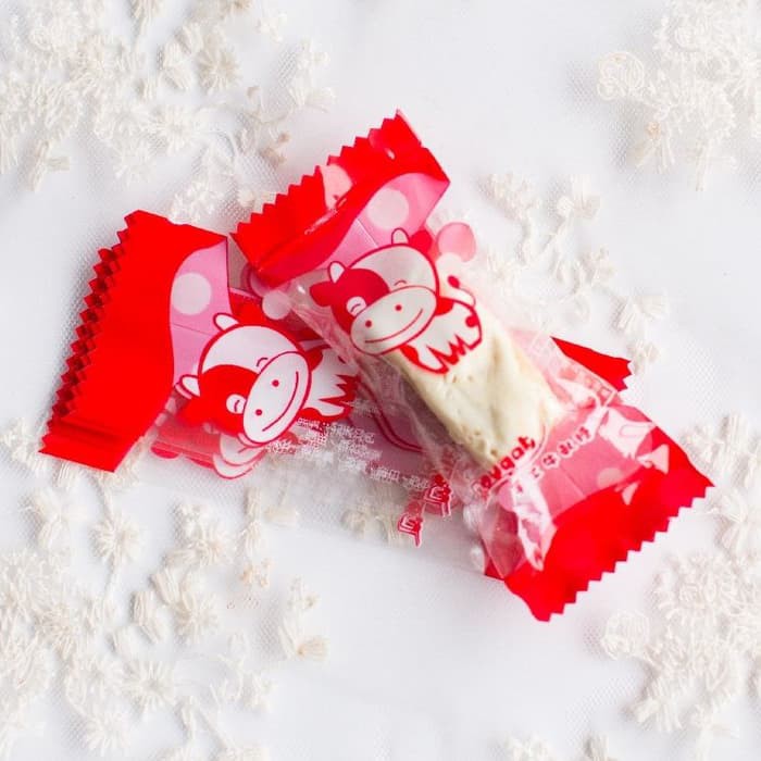 

MINIMUM 20 PCS Plastik Bungkus nougat dodol cokelat - Permen - Coklat Red Cow