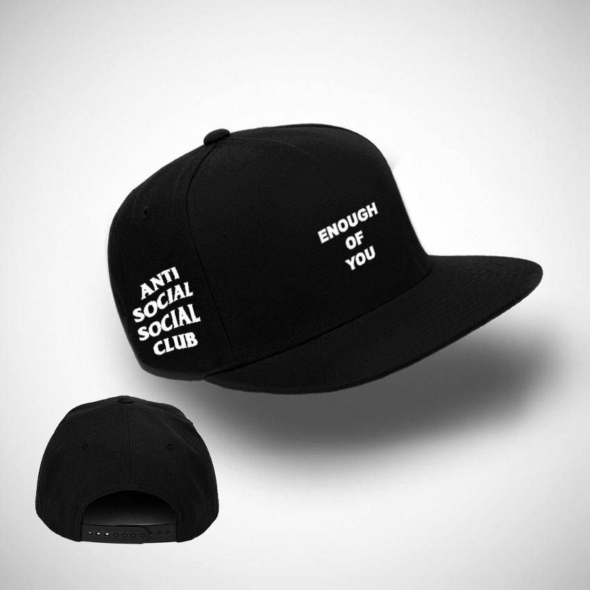 Topi Snapback Anti Social Social Club - Topi Snapbackl Keren Assc Enough of You Premium