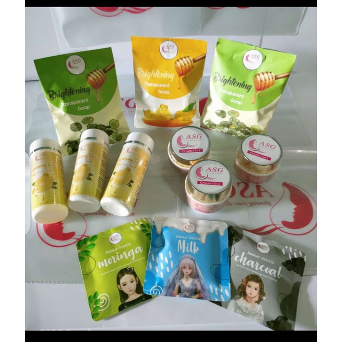 Asg glow paket agen harga 3 paket asg