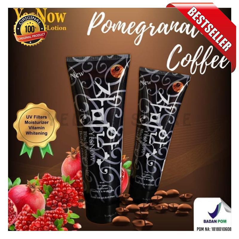 YESNOW BLACK POME BODY LOTION 250ML BPOM - BLACK POME YESNOW [YELLOW STORE]