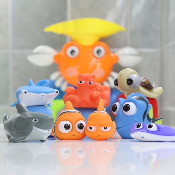 MMTOYS CM-M1 Mainan Mandi Anak Bayi Mainan Karet Ikan Semprot Tembak Air Baby Bath Mainan Edukasi-3