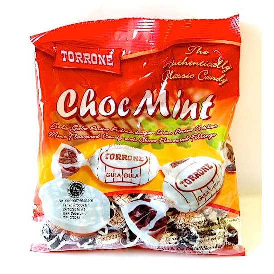 Permen Torrone Cokelat Mint / Choco Mint Candy / Chocolate Coklat Kembang Gula Impor Import Malaysia