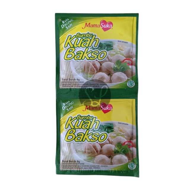 Mama Suka Bumbu Kuah Bakso Sachet 8g Instan Renceng Isi 12pc Sachet / MamaSuka Bumbu Kuah Bakso